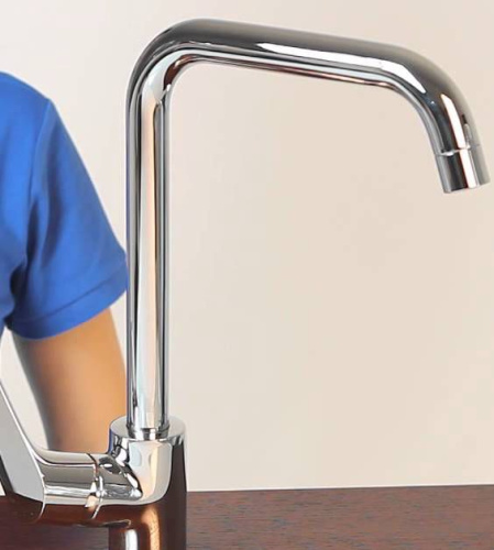Смеситель Hansgrohe Focus M41 31822000 для кухонной мойки, хром фото 9