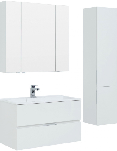 Мебель для ванной Aquanet Алвита 90 белая Мебель для ванной Aquanet Алвита 90 белая