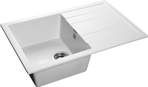 Мойка кухонная GranFest Quadro GF-Q780L белая