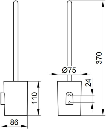 Ершик Keuco Smart.2 14764 фото 3 Ершик Keuco Smart.2 14764 фото 3