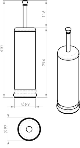 Ершик Sapho Diamond 753344 фото 4