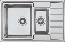 Комплект Мойка кухонная Seaman Eco Roma SMR-7850B без отверстий + Смеситель Seaman Barcelone SSL-5226 Water для кухонной мойки