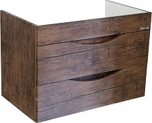 Тумба с раковиной Bellezza Санриса 80 подвесная, орех