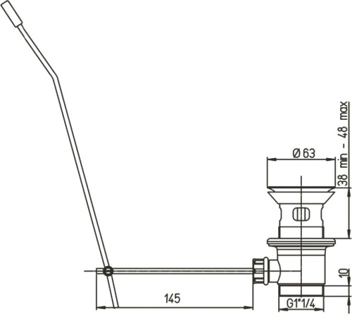 1 980 руб. Донный клапан для раковины Paini 945 фото 3 Донный клапан для раковины Paini 945 фото 3