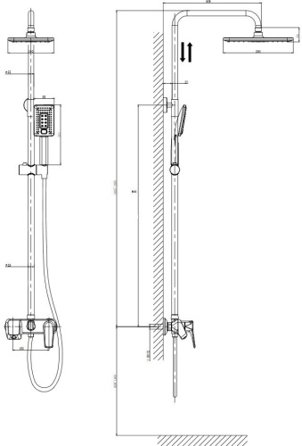 25 390 руб. Душевая стойка Rush Nevis NE1735-40 Black фото 3 Душевая стойка Rush Nevis NE1735-40 Black фото 3