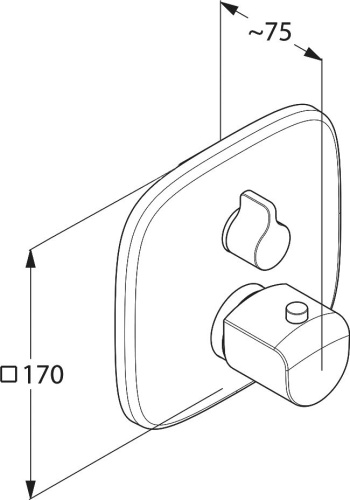 Термостат Kludi Ameo 418350575 для душа фото 2