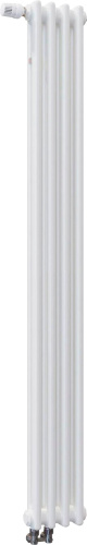 Радиатор стальной Zehnder Charleston Completto C2180/04 2-трубчатый, подключение V001, белый фото 2