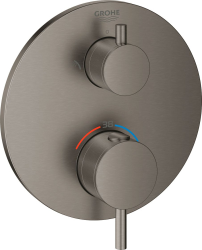 135 100 руб. Термостат Grohe Atrio 24135AL3 для душа, темный графит фото 3 Термостат Grohe Atrio 24135AL3 для душа, темный графит фото 3