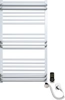 Полотенцесушитель электрический Luxrad Regular G Plus 064133 92х53 R, белый, терморегулятор selmo smart programm с пультом