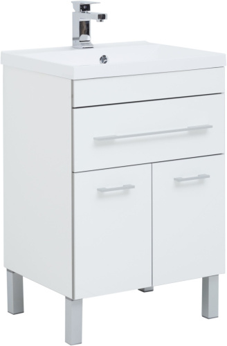 Мебель для ванной Aquanet Верона 58 белая, 1 ящик, 2 двери