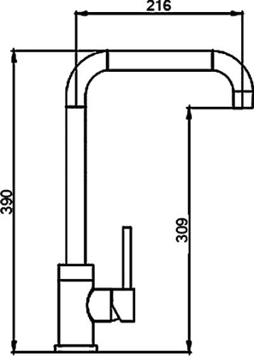 Смеситель Seaman Eco Glasgow SSN-3026 для кухонной мойки фото 2