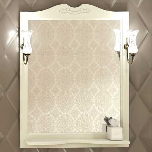 Мебель для ванной Opadiris Клио 85 напольная, слоновая кость фото 5