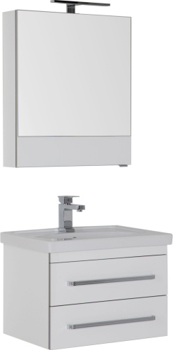 Мебель для ванной Aquanet Сиена 60 подвесная белая фото 6