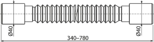 Гофра AlcaPlast A710 фото 2