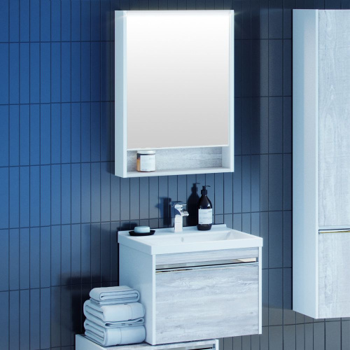 Мебель для ванной AQUATON Капри 60 бетон пайн фото 6 Мебель для ванной AQUATON Капри 60 бетон пайн фото 6