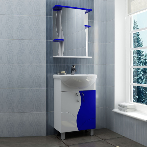 Мебель для ванной Vigo Alessandro 4-55 синяя фото 7