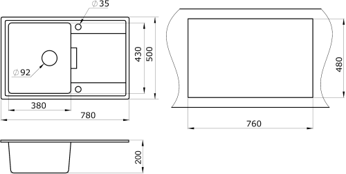 14 510 руб. Мойка кухонная Paulmark Flugen PM217850-WH белый фото 3 Мойка кухонная Paulmark Flugen PM217850-WH белый фото 3
