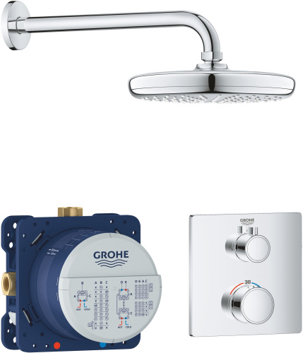 Душевой комплект Grohe Grohtherm 34728000 С ВНУТРЕННЕЙ ЧАСТЬЮ