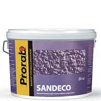 Краска Прораб «Сандеко» (Sandeco) фактурная с эффектом песка (SD 001, Белый 15 кг) «Prorab»