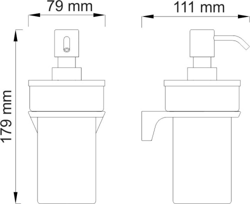 Дозатор Wasserkraft Wiese К-8999 фото 2