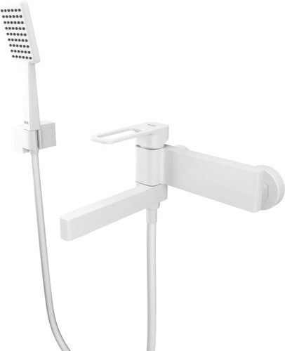 Смеситель IDDIS Slide SLIWT00i02 для ванны с душем, белый