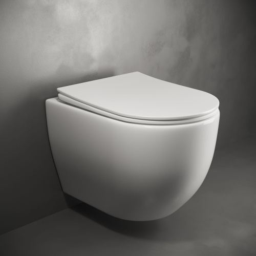 Унитаз подвесной Ceramica Nova Mia Rimless CN1805 фото 2