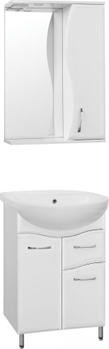 Мебель для ванной Style Line Эко Волна №11 55 белая фото 15