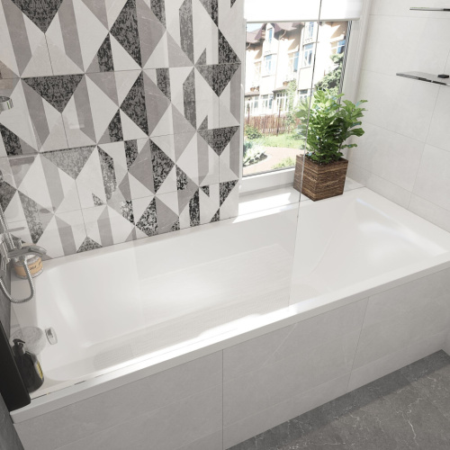 Акриловая ванна STWORKI Стокгольм 180x70 с каркасом фото 14