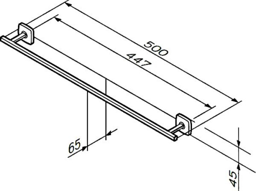 Полотенцедержатель AM.PM Gem A90346400 фото 6