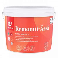 TIKKURILA REMONTTI ASSA краска интерьерная, акрилатная, стойкая к мытью, полуматовая, база A (2,7л)