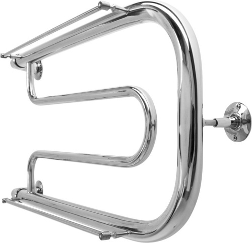 Полотенцесушитель водяной Aquanerzh Гусли с полкой 80х32 фото 2