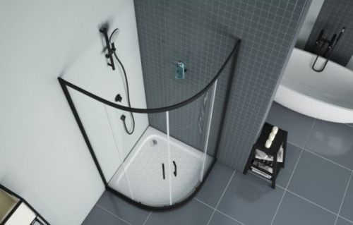 Душевой уголок Bravat Blackline 90х90х200 фото 3