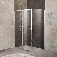 Душевой уголок BelBagno UNIQUE-AH-1-110/125-80-C-Cr