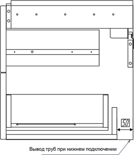 Мебель для ванной AQUATON Америна М 60 белая фото 6