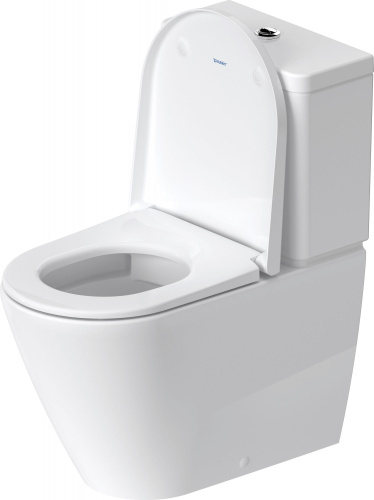 Унитаз-компакт Duravit D-Neo безободковый фото 2
