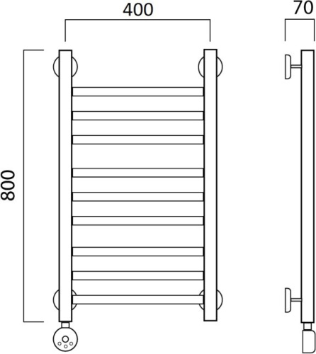 19 019 руб. Полотенцесушитель электрический Aquanerzh Прямой групповой L 80х40 фото 2 Полотенцесушитель электрический Aquanerzh Прямой групповой L 80х40 фото 2