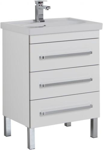 Мебель для ванной Aquanet Сиена 60 напольная белая фото 8 Мебель для ванной Aquanet Сиена 60 напольная белая фото 8