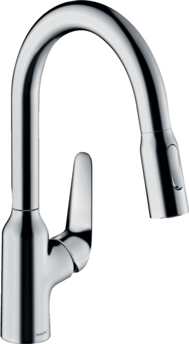 Смеситель Hansgrohe Focus M42 71821000 для кухонной мойки, хром фото 7
