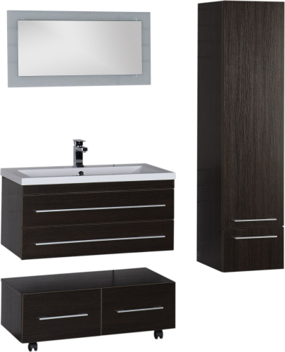 Шкаф-пенал Aquanet Нота венге фото 9