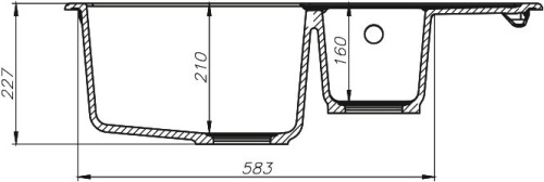 Мойка кухонная IDDIS Vane G V34C785i87 фото 3