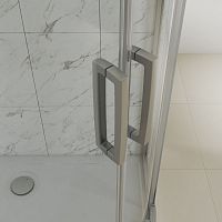 Душевой уголок STWORKI Карлстад DE019RC90110200 110x90 см профиль хром матовый