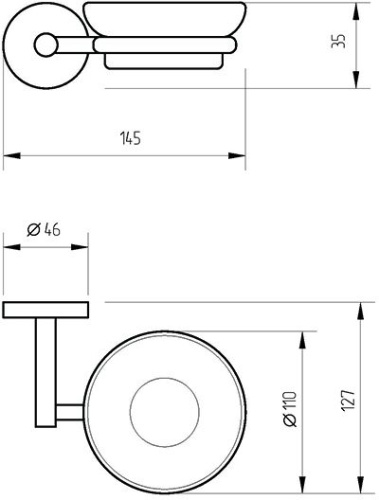 Мыльница Veragio Largenta VR.LGT-1950.CR фото 2