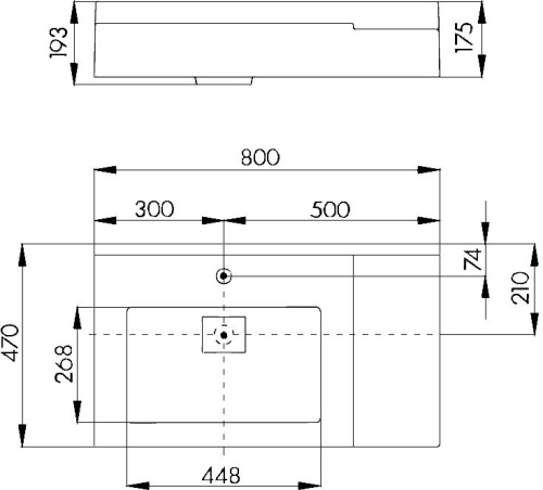 Мебельная раковина AQUATON Сакура 80 L фото 3