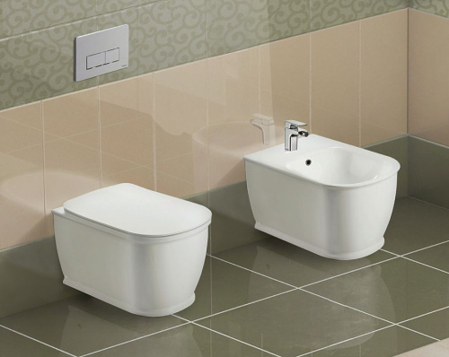 Унитаз подвесной BelBagno Prado BB10150CH безободковый фото 2