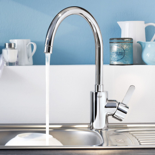 Смеситель Grohe Eurostyle Cosmopolitan 31482003 для кухонной мойки фото 3