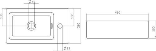 Мебель для ванной AQUATON Эмма 46 R, белая, дуб наварра фото 9