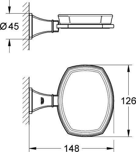 Набор Grohe Grandera 40626000 + 40628000 фото 6