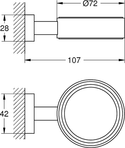 Мыльница Grohe Essentials 40508 фото 7