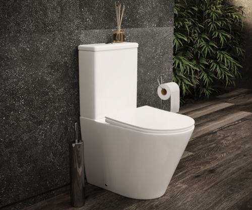 Унитаз-компакт Ceramica Nova Highlight Rimless CN1802 фото 11