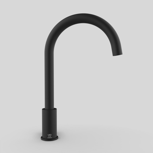 Смеситель GPD Gildo MTE165-S для кухонной мойки, черный фото 4